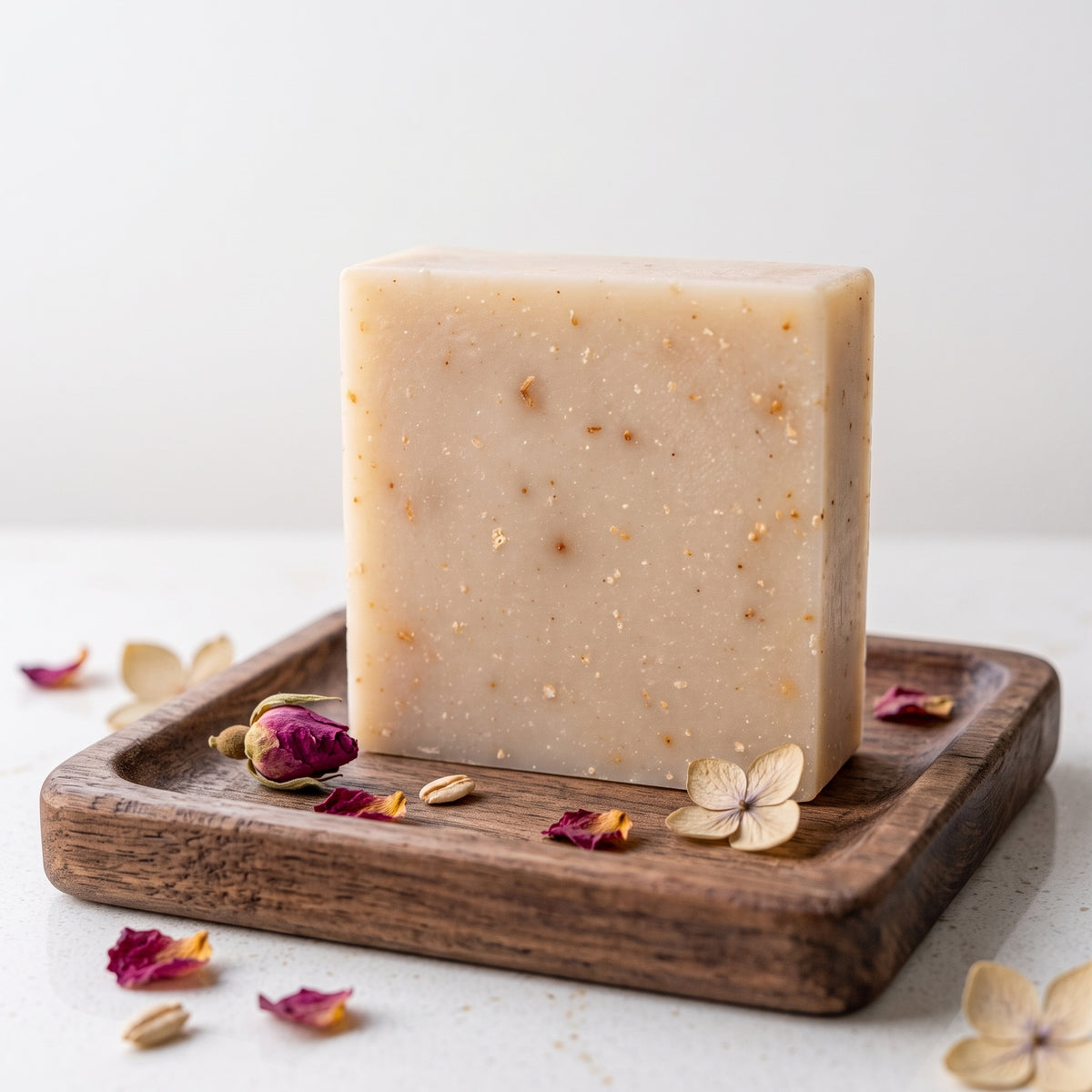 Hydrangea Rose & Oat Soap (Goat Milk)